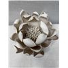 Image 3 : Lotus Sculptural Lighting Centerpiece by Artist Lilach Lotan w/ COA 16" Dia, 9"H