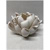 Image 6 : Lotus Sculptural Lighting Centerpiece by Artist Lilach Lotan w/ COA 16" Dia, 9"H