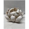 Image 7 : Lotus Sculptural Lighting Centerpiece by Artist Lilach Lotan w/ COA 16" Dia, 9"H