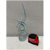 Image 2 : Vetreria Zane Art Glass Love Knot Sculpture w/ Twisted Spiral Design 3" Dia (base), 14"H