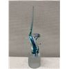 Image 6 : Vetreria Zane Art Glass Love Knot Sculpture w/ Twisted Spiral Design 3" Dia (base), 14"H