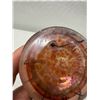 Image 11 : Blown Abstract Art Glass Vase Signed by Artist 2.5" Dia, 16"H