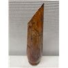 Image 3 : Blown Abstract Art Glass Vase Signed by Artist 2.5" Dia, 16"H