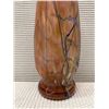 Image 4 : Blown Abstract Art Glass Vase Signed by Artist 2.5" Dia, 16"H