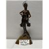 Image 16 : Romain de Tirtoff Bronze Peace Sculpture by Artist Erte 423/500 with COA 10" x 25"H