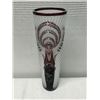 Image 3 : Diana Glass Vase by Artist Erte Numbered 196/300 w/ COA 5" Dia, 19.5"H