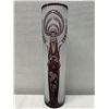 Image 4 : Diana Glass Vase by Artist Erte Numbered 196/300 w/ COA 5" Dia, 19.5"H