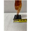 Image 10 : Glass Torso Figure Sculpture on Stone Base 3" x 10"H (Detaches from Base)