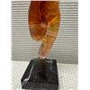 Image 5 : Glass Torso Figure Sculpture on Stone Base 3" x 10"H (Detaches from Base)