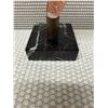 Image 6 : Glass Torso Figure Sculpture on Stone Base 3" x 10"H (Detaches from Base)