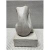 Image 10 : Qty 2 "Youth" Modernist Bookends by  Austin Productions 1980 w/ Curled Figures 7" x 5" x 8"H (each)