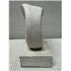 Image 11 : Qty 2 "Youth" Modernist Bookends by  Austin Productions 1980 w/ Curled Figures 7" x 5" x 8"H (each)