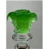 Image 8 : Rosenthal Versace Medusa Bottle Stopper w/ Green Head 5"L