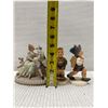 Image 12 : Qty 3 Figurines: Goebel Trumpet Boy & Little Scholar w/ Courting Couple Made in Occupied Japan, Misc