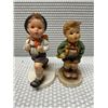 Image 3 : Qty 3 Figurines: Goebel Trumpet Boy & Little Scholar w/ Courting Couple Made in Occupied Japan, Misc