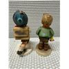 Image 4 : Qty 3 Figurines: Goebel Trumpet Boy & Little Scholar w/ Courting Couple Made in Occupied Japan, Misc