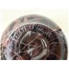 Image 8 : Art Glass Ovoid Vase w/ Gilt Leaf Design Signed by Artist 4" Dia, 7.75"H