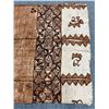 Image 5 : Polynesian Tapa Bark Cloth 78" x 46"