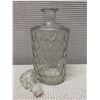 Image 13 : Qty 3 Cut Glass Decanters w/ Stoppers, Misc Sizes