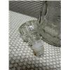 Image 14 : Qty 3 Cut Glass Decanters w/ Stoppers, Misc Sizes
