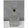 Image 3 : Qty 3 Cut Glass Decanters w/ Stoppers, Misc Sizes