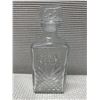 Image 7 : Qty 3 Cut Glass Decanters w/ Stoppers, Misc Sizes