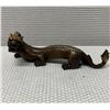 Image 1 : Asian Heavy Bronze (?)  Pixiu or Dragon Beast Sculpture 10" x 3.5"H
