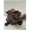 Image 6 : Asian Heavy Bronze (?)  Pixiu or Dragon Beast Sculpture 10" x 3.5"H