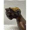 Image 7 : Asian Heavy Bronze (?)  Pixiu or Dragon Beast Sculpture 10" x 3.5"H
