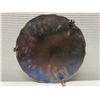 Image 9 : Reed & Barton Silverplate on Copper Footed Tray w/ Pierced Gallery, England 12" Dia, 2"H