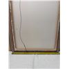 Image 13 : Original Reverse Painting on Plexiglass, Signed by Ned Moulton 1985, 49.5" x 38.5" (Damaged Mat)