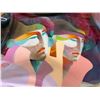 Image 9 : Original Reverse Painting on Plexiglass, Signed by Ned Moulton 1985, 49.5" x 38.5" (Damaged Mat)