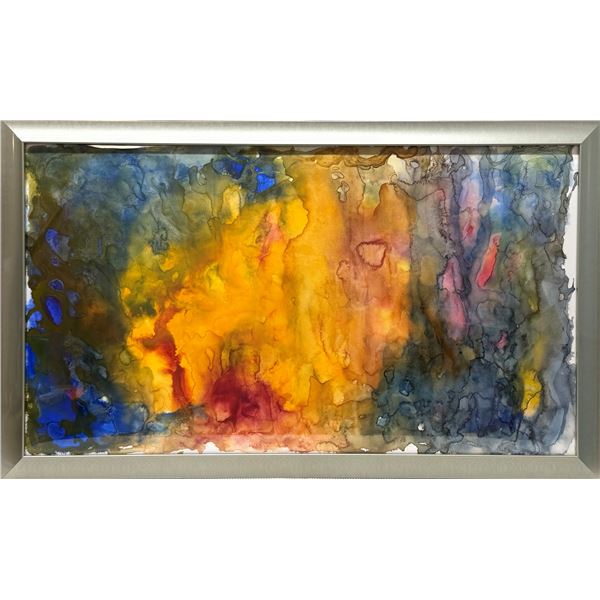 Large Op. 415 Artwork by Dagmar Wankowski 2010, 60.5" x 35" Framed