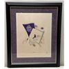 Image 1 : Gemini Serigraph Artwork by Artist Erte Numbered 28/350,  30.5" x 37" Framed