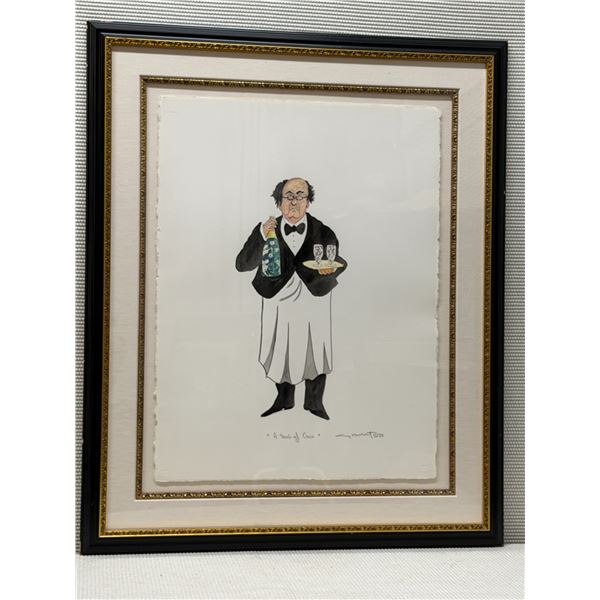 A Touch of Class, Signed by Artist Guy Buffet 1998, 34" x 41" Framed