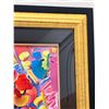 Image 3 : Blushing Beauty Mixed Media Artwork by Artist Peter Max 2002 w/ COA 36" x 41" Framed