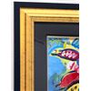 Image 4 : Blushing Beauty Mixed Media Artwork by Artist Peter Max 2002 w/ COA 36" x 41" Framed