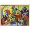 Image 2 : Abstract Artwork Signed Max Ernst w/ COA 29.5" x 24" Framed