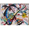 Image 2 : Abstract Artwork by Artist Wassily Kandinsky w/ COA 27" x 23" Framed