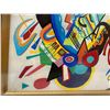 Image 7 : Abstract Artwork by Artist Wassily Kandinsky w/ COA 27" x 23" Framed
