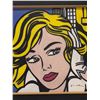 Image 2 : Untitled Artwork Watercolor on Paper by Artist Roy Lichtenstein w/ COA 27" x 26" Framed