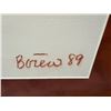 Image 8 : Male Figure w/ Knife by Artist Botero '89, 25" x 30.5" Framed