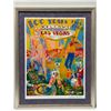 Image 1 : Celebrating 100 Years of Neon Serigraph by LeRoy Neiman w/ COA 29" x 37" Framed