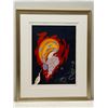 Image 1 : Oriental Tale Serigraph by Artist Erte 1987 Numbered 49/300, 30" x 36" Framed