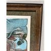 Image 3 : Puentes Artwork by Artist Fernando Casas 1991 Numbered 89/100, 35" x 28" Framed