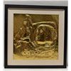 Image 1 : La Paloma Bronze Relief Artwork by Artist Sunol Alvar Numbered 7/250 w/ COA 31" x 31" Framed
