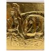 Image 2 : La Paloma Bronze Relief Artwork by Artist Sunol Alvar Numbered 7/250 w/ COA 31" x 31" Framed