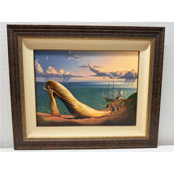 Princess Cinderella Giclee on Canvas by Artist Vladimir Kush Numbered 20/325 w/ COA 33" x 27" Framed