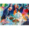 Image 6 : Wine, Women & Cigars Serigraph by Artist LeRoy Neiman 32" x 26.5" Framed