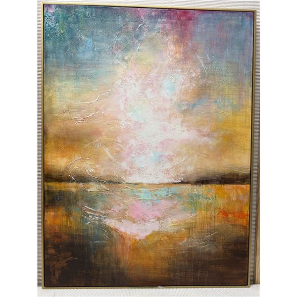 The Spotless Shine Oil Painting by Artist ZorSah 2019 w/ COA 41" x 55" Framed